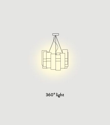 Lampa wisząca Slamp LAL87SOS0000PE000 La Lollo Peltro