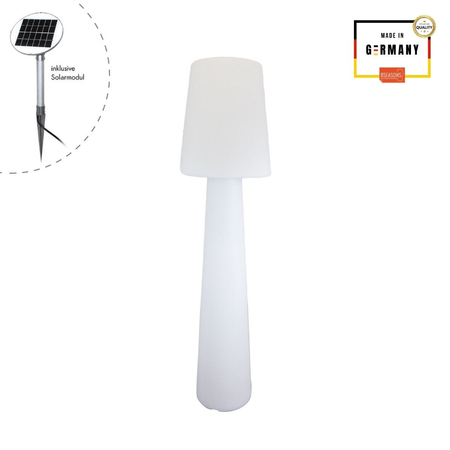 Lampa solarna No.1 zewnętrzna ogrodowa przenośna 2900K Biała ciepła 160cm, biały 32563S biały