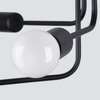 Sollux Lighting Żyrandol NORAH 6 czarny SL.1452