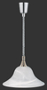 Lampa wisząca Trio 301700107 biały/srebrny