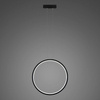 Lampa wisząca Ledowe Okręgi No.1 X 40cm 4k 22W czarny