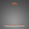 Lampa wisząca Ledowe Okręgi No.1 80cm 3k miedziana Dali