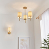 Kinkiet Endon Lighting Brio BRIO-1WBAB mosiądz