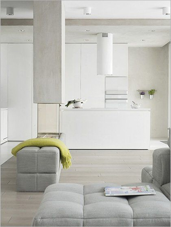 Lampa natynkowa AQForm Tuba 50 LED 230V Surface Biały Struktura