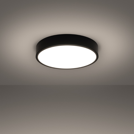 Sollux Lighting Plafon ONYX 40 czarny LED 3000K SL.1244