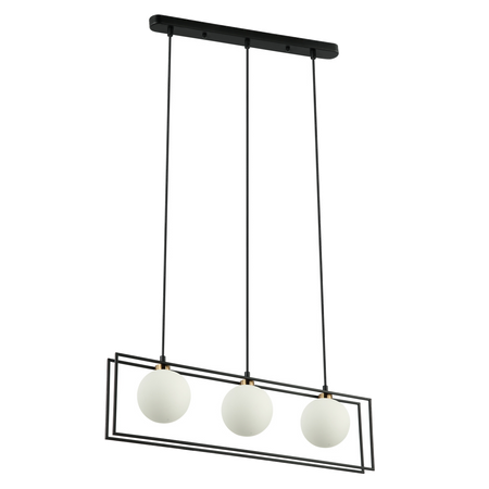 Lampa wisząca Italux PND-53423-3-BK Grosetta