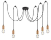 Lampa wisząca Rabalux Dollien 72075 czarny matowy