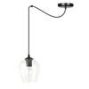 Lampa wisząca LEVEL 1 BL TRANSPARENT Emibig 756/1 czarny