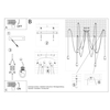 Sollux Lighting Żyrandol EDISON 5 czarny SL.0371