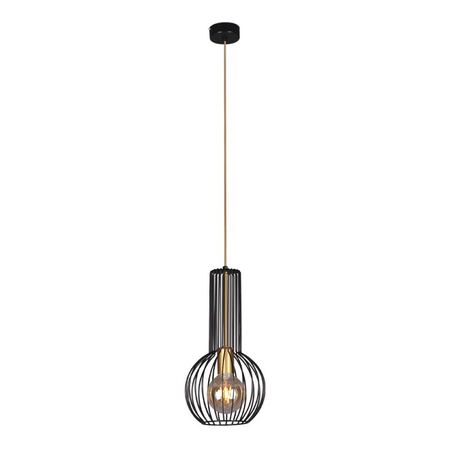 Lampa wisząca ARVI BLACK Kaja K-4520 czarny/złoty