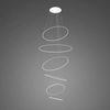 Lampa wisząca Ledowe Okręgi No.6 biała3k Dali