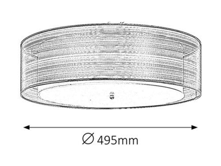 Lampa sufitowa Rabalux Anastasia 2634 chrom