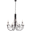 Żyrandol Elstead Lighting Carisbrooke czarny CB12-BLACK
