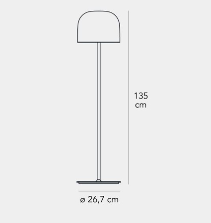 Lampa podłogowa LED Fontana Arte F439220550RSWL Equatore