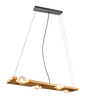 Lampa wisząca Trio 314300430 drewniany