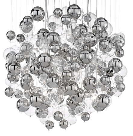 Lampa wisząca Ideal Lux 093024 Bollicine SP14 Cromo