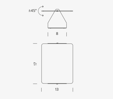 Kinkiet Nemo AVPLWD31 À Volet Pivotant