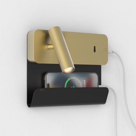 Astro Enna USB Cradle ACCESSORY Shelf Matowy Czarny