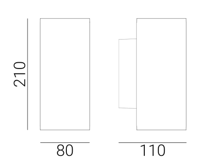 SANDVIK 1730 GRAPHITE 2xLED Gu10 2 X 4W