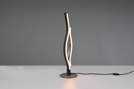 Lampa stołowa Trio 541210205 czarny/srebrny