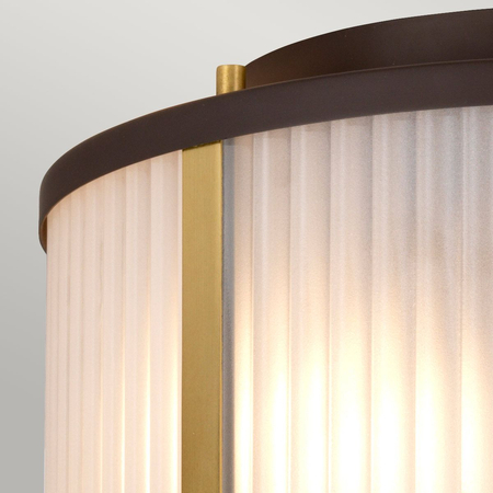 Lampa wisząca Elstead Lighting Corona czarny/mosiądz DL-CORONA-2P-BAB