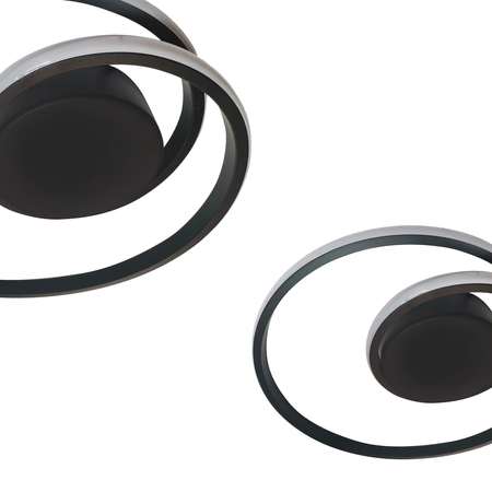 Milagro Lampa sufitowa FANTASY 30W LED ML6412 CZARNY