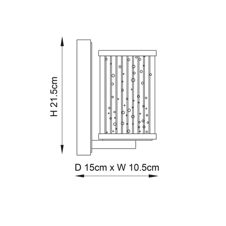 Kinkiet Endon Lighting Easton 76259 nikiel