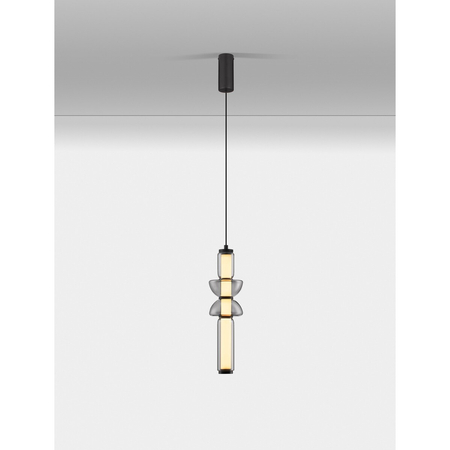 Lampa wisząca Luces Exclusivas GLORICA LE45191 szary i odcienie szarości