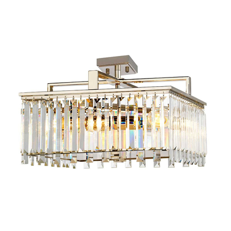 Żyrandol Elstead Lighting Aries szary ARIES-4P-L