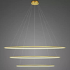 Lampa wisząca Ledowe Okręgi No.3 180cm 3k złota