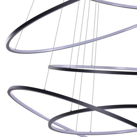 Lampa wisząca WHEEL XXL BLACK Azzardo AZ3137 black