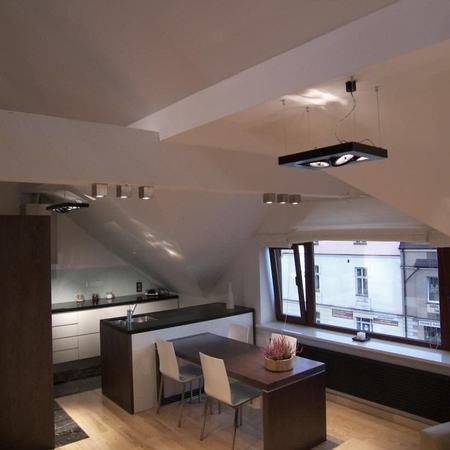 Lampa wisząca AQForm Cadva 111 x 4 Czarny Struktura