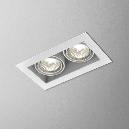 Lampa AQForm Squares 50 X 2 Recessed Biały Struktura