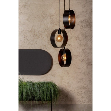 Sigma 32285 HAPPY 3 czarny/złoty lampa wisząca