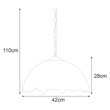 Lampa wisząca FARINA Kaja K-P161420