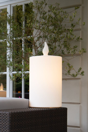 Świeca LED Lampa zewnętrzna ogrodowa 2700K RGB Ø80 32732L biały