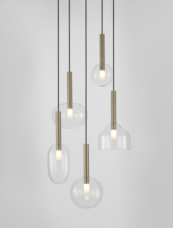 Lampa wisząca Luces Exclusivas BAJOS - złoty LE43395