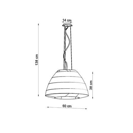 Sollux Lighting Żyrandol BELLA 60 czarny SL.0734