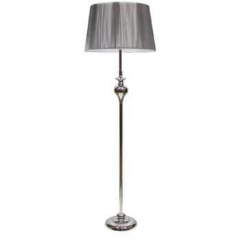 Lampa podłogowa Candellux Gillenia srebrna