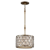 Lampa wisząca Elstead Lighting Lucia srebrny FE-LUCIA-P-C