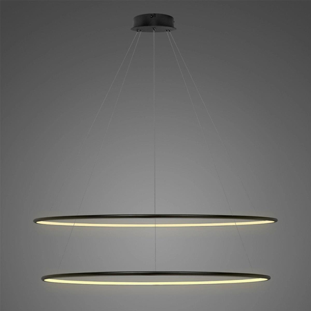 Lampa Ledowe Okręgi No.2 120cm 3k czarna Dali