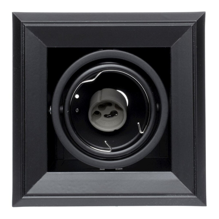 Milagro Lampa Podtynkowa Blocco 1x7W GU10 Led Czarny ML472 CZARNY