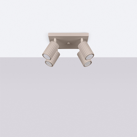 Sollux Lighting Plafon KARBON 4 taupe SL.1769