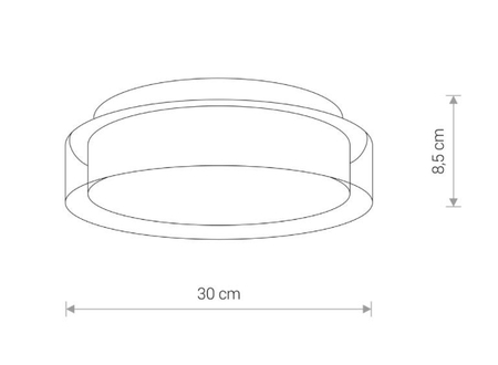 Plafon Nowodvorski 8173 PAN LED S