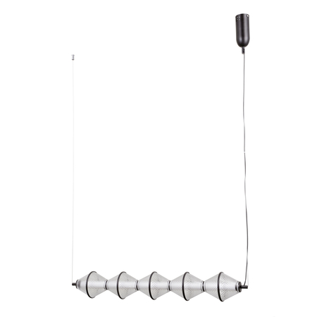 Lampa wisząca Italux Fuente PND-34395-5-BK Czarny mat