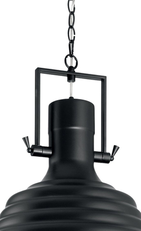 Lampa wisząca Ideal Lux 125831 Fisherman SP1 D48 Nero
