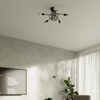 Sollux Lighting Żyrandol LOOP 3 czarny SL.1434