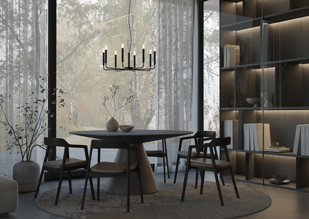 Żyrandol Nowodvorski ORTO 11460 Czarny