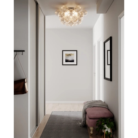 By Rydens Lampa sufitowa Gross Ø70 cm bursztynowa 4202610-5503