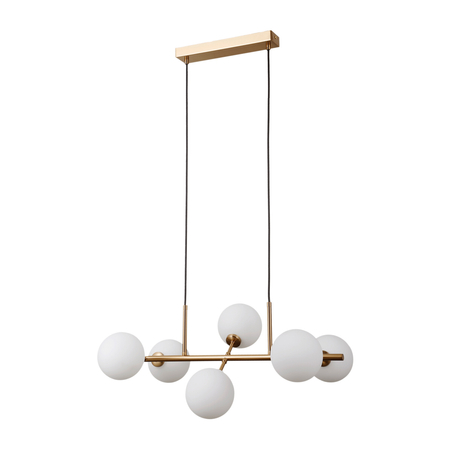 Lampa wisząca Italux Mirellio PND-66463-6-HB Mosiądz miodowy